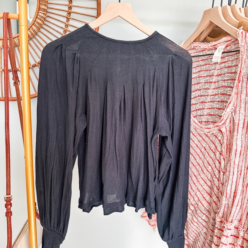 Sheer Pintuck Top